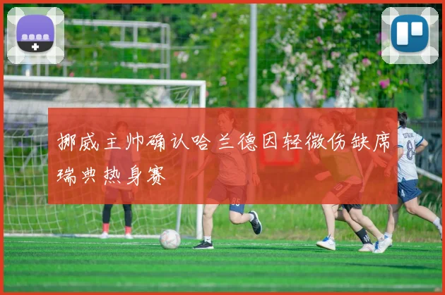挪威主帅确认哈兰德因轻微伤缺席瑞典热身赛