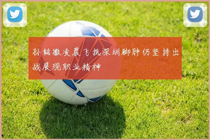 孙铭徽凌晨飞抵深圳脚肿仍坚持出战展现职业精神